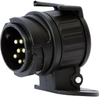 DINO 130007 Aanhangeradapter [Stekkerdoos, 13 polig   Stekker, 7 polig] ABS kunststof