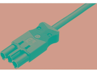 Aansluitkabel Netstekker   Kabel, open einde Totaal aantal polen: 2 + PE Zwart Adels Contact AC 166 ALCGS/315 100 1 stuks