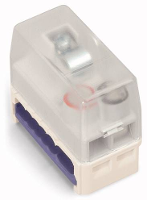 WAGO WAGO GmbH & Co. KG Voedingsmodule [Ronde kabel   Lintkabel] Totaal aantal polen: 2 Grijs 50 stuk(s)