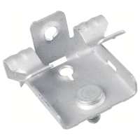 ABB E Klips EH 814S Trägerklammer waagrecht Balkklem Verenstaal 7TCA084030R1102 100 stuk(s) (b x h) 7.5 Mm x 33 mm