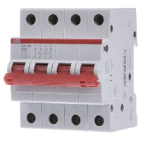 Lastscheidingsschakelaar Grijs 4 polig 63 A 4x NO ABB 2CDD274111R0063