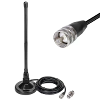 ABBREE AD 275 CB radioantenne 27 MHz frequentie Hoge gain met magnetische basis voor mobiele amateurradio