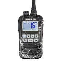 ABBREE AR 25M Maritieme Radio Transceiver Walkie Talkie IP67 Waterdicht VHF Handheld Float Vaartuig Praat NOAA Twee Weg