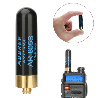 ABBREE AR 805S Dual Band Antenne 144MHz 430MHz 10W SMA Vrouwelijke Connector Hoge Versterking Compact Ontwerp voor Handh