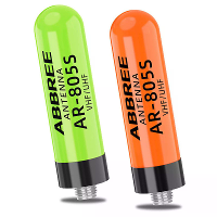 ABBREE AR 805S UV Dual Band Korte Antenne voor Baofeng Walkie Talkie 2.15DBi Hoge Gain SMA Vrouwelijk 25W Signaalverster