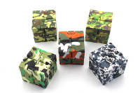 Abs Camouflage Fidget Infinite Cube Anxiety Stress Relief Fidget Focus Adults Kids Attention Toys