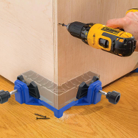 ABS Hoekhoutklem Verstelbare 90 Graden Hoekklem Plaatdikte 24 75mm voor Fotolijsten Kastmaken Laste Furniture Assemblage