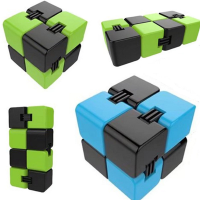 Abs Infinite Cube Anxiety Stress Relief Fidget Focus Adults Kids Attention Therapy Toys