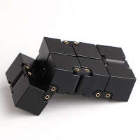 Abs Metal Infinite Cube Anxiety Stress Relief Fidget Focus Adults Kids Attention Therapy Toys