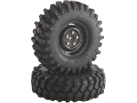 Absima 1:10 Crawler Complete wielen Offroad V Block Crawler Zwart 2 stuks