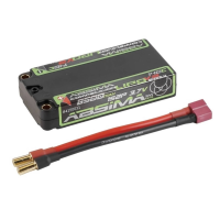 Absima HV LiPo accupack 3.7 V 8500 mAh Shorty Hardcase 5 mm bus, 5 mm Gold