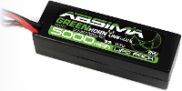 Absima LiPo accupack 11.1 V 5000 mAh Aantal cellen: 3 50 C Box hardcase T stekkersysteem
