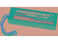 Absima LiPo accupack 7.4 V 4000 mAh Aantal cellen: 2 45 C Box hardcase T stekkersysteem