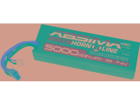 Absima LiPo accupack 7.4 V 5000 mAh Aantal cellen: 2 45 C Box hardcase T stekkersysteem