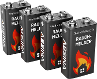 Absina 401005 4 9V batterij (blok) 9 V 4 stuk(s)