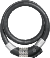 ABUS 1460/85 TexKF Kabelslot Zwart Cijferslot