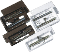 ABUS VT4000W ABUS Aufputz Löt Verteiler 16 polig weiss VdS Alarmverdeler