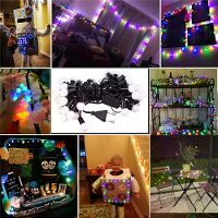 AC110V 220V 4.5M Kleurrijke Warme Witte 40LED Bol Vormige Fairy String Licht Tuinfeest Bruiloft Decoratie