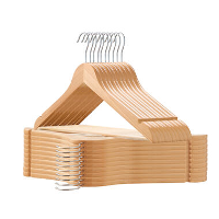 Kledinghangers   20 Stuks   Hout