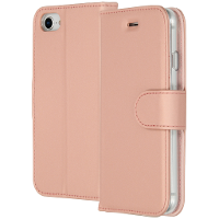 Rose Gouden Wallet TPU Booklet voor de iPhone 8 / 7 / 6 / 6s