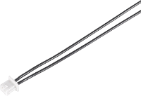Accu Aansluitkabel [1x Minium   1x Open einde] 80 mm 0.08 MmÂ² Modelcraft