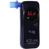 ACE one Alcoholtester Zwart 0 tot 4 ‰ Incl. Display, Countdown functie, Weergave van verschillende eenheden