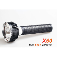 Acebeam X60 5*cree Xm L2 U3 6500lm Infinite Brightness Led Flashlight