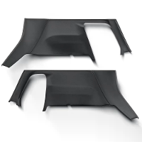 Achterbakzijde Anti kick Pad Volledige Bescherming Kit Auto Anti vuil Pad Zwart voor Tesla Model Y 2025