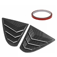 Achterraam Zijventilatie Shutter Louvers Trim Voor Mitsubishi Lancer EX X EVO 2008 2018