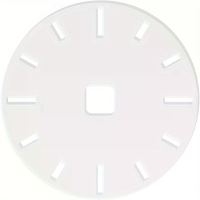 Acrylaat 12 Inch Klok Face Sjabloon Transparante Routergids Doe Het Zelf Houtbewerking Ambacht Gereedschap Beschermfolie