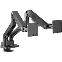 ACT Connectivity Monitorarm office premium, gasveer, 2 monitoren