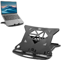 ACT Connectivity Laptopstandaard, inklapbaar, hoogte verstelbaar in 7 standen