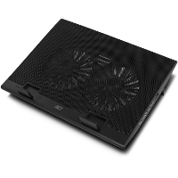 ACT Connectivity Laptopstandaard, met ventilator, hoogte verstelbaar in 2 standen