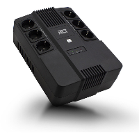 ACT Connectivity Line Interactive UPS 600VA   met 6 geaarde stopcontacten