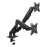 ACT Connectivity Monitorarm met gasveer, 2 monitoren tot 35 inch