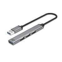 ACT Connectivity USB A hub, 3x USB A 2.0 En 1x USB A 3.0 Usb hub