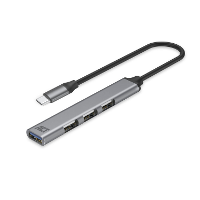 ACT Connectivity USB C hub, 3x USB A 2.0 En 1x USB A 3.0 Usb hub