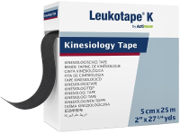 Actimove Kinesiology Tape Zwart 5cm x 25m