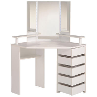 Kaptafel Volage   wit   142x113,5x61 cm   Leen Bakker