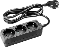 Adam Hall 8747 X 3 Stroomverdeler 1 HE
