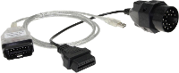 Adapter Universe OBD II interface Geschikt voor (automerken): BMW