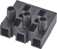 Adels Contact 151583 V9 Verbindingsklem Flexibel:  2.5 MmÂ² Massief:  2.5 MmÂ² Aantal polen: 3 1 stuks Zwart