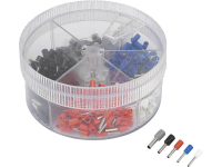 Adereindhuls assortiment 0.50 MmÂ² 2.50 MmÂ² Wit, Blauw, Rood, Zwart, Grijs TRU COMPONENTS 739872 400 stuks