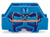 WAGO 261 304 Aderklem 6 mm Spanveer Toewijzing: N Blauw 200 stuk(s)