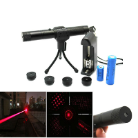 Adjustable 5 Patterns 650nm Red Beam Laser Pointer Suit(1mw,5mw)