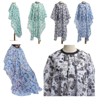 Adjustable Salon Barber Cartoon Hair Styling Apron Hairdressing Cutting Cloth Cape