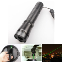 Adjustable Waterproof 532nm Green Laser Pointer+battery(1mw,5mw)