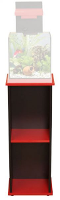 Adm Aquacubic Meubel Zwart/rood 32x27x90 Cm