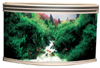 Adm Aquarium Horizon Aluminium/zwart #95;_100x50x60 Cm