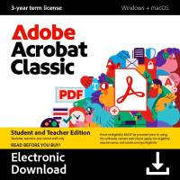 Adobe Acrobat Classic   (PC/Mac) software